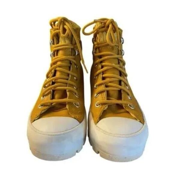 Converse All Star Shoes Womens Size 8 Gore‎ Tex High Top Lugged Leather 565005C - Picture 3 of 6